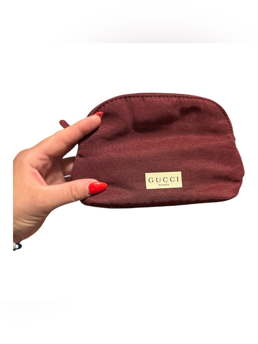 GWP Gucci Beauty Wine Red Cosmetic Pouch